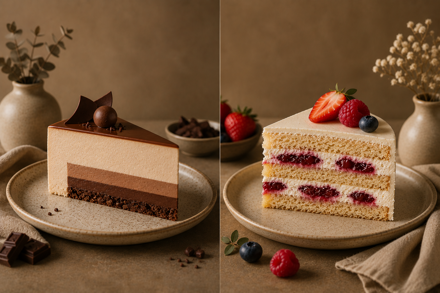 Mousse tortas