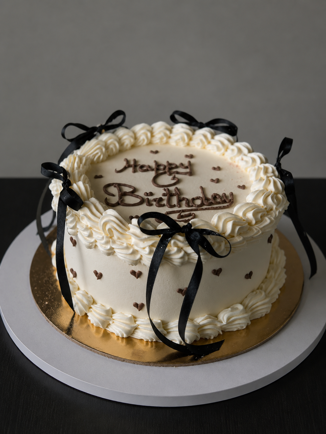 Vintage stiliaus gimtadienio tortas