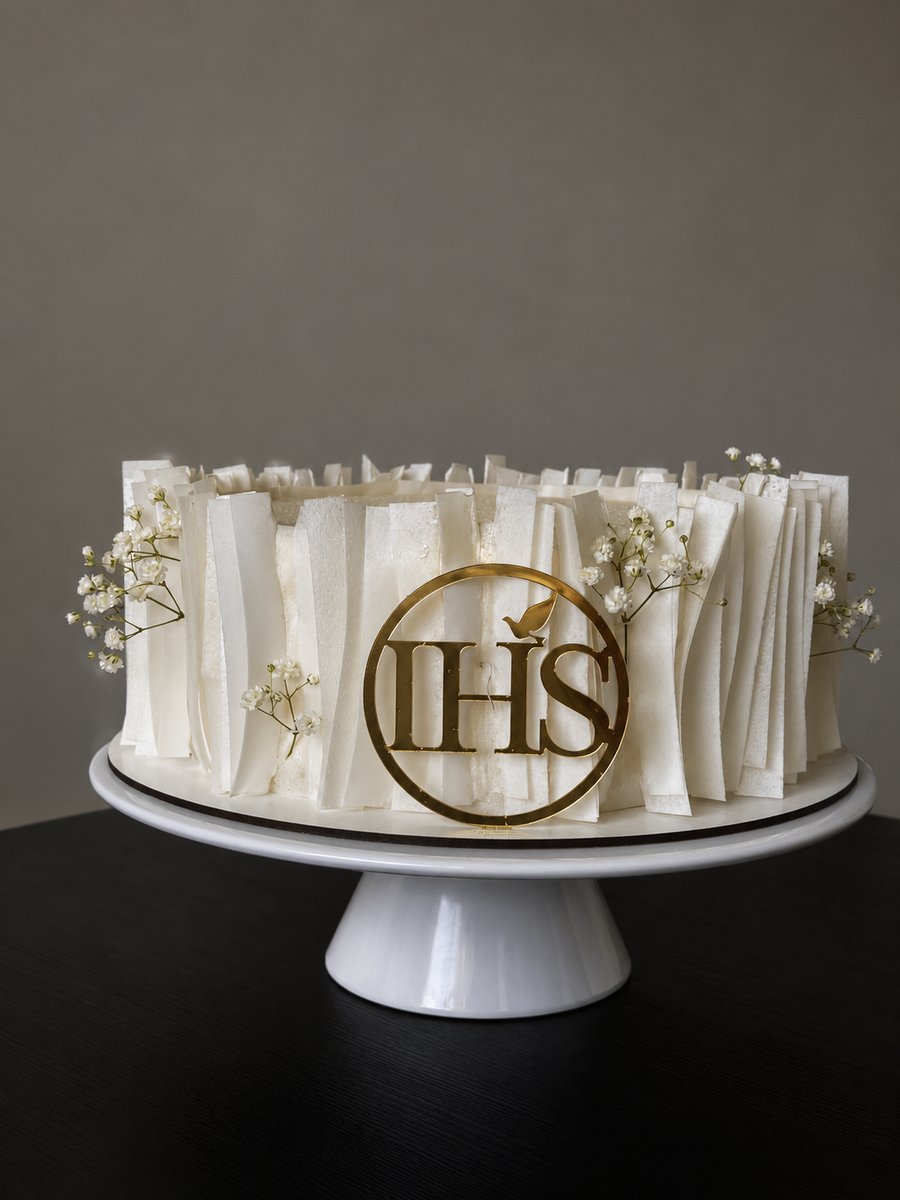 IHS komunijos tortas