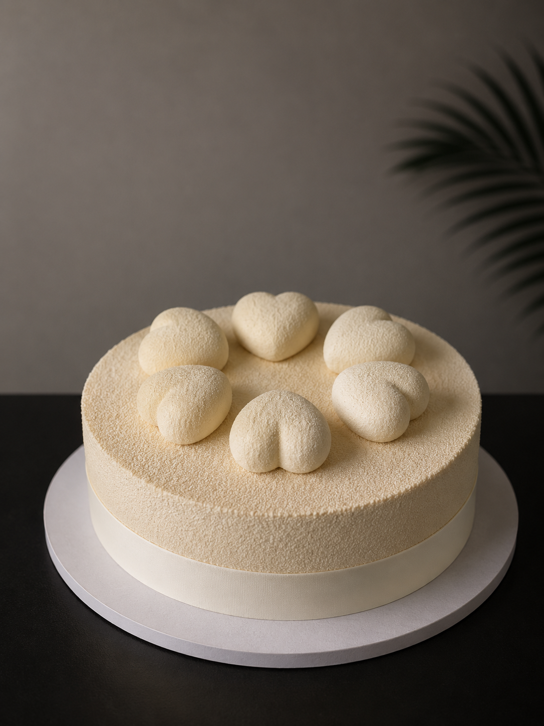 Minimalistinis tortas – baltas dizainas
