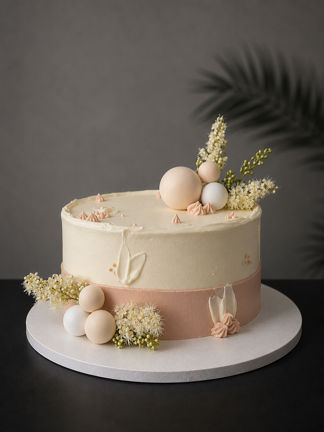 Pastelinis minimalistinis tortas