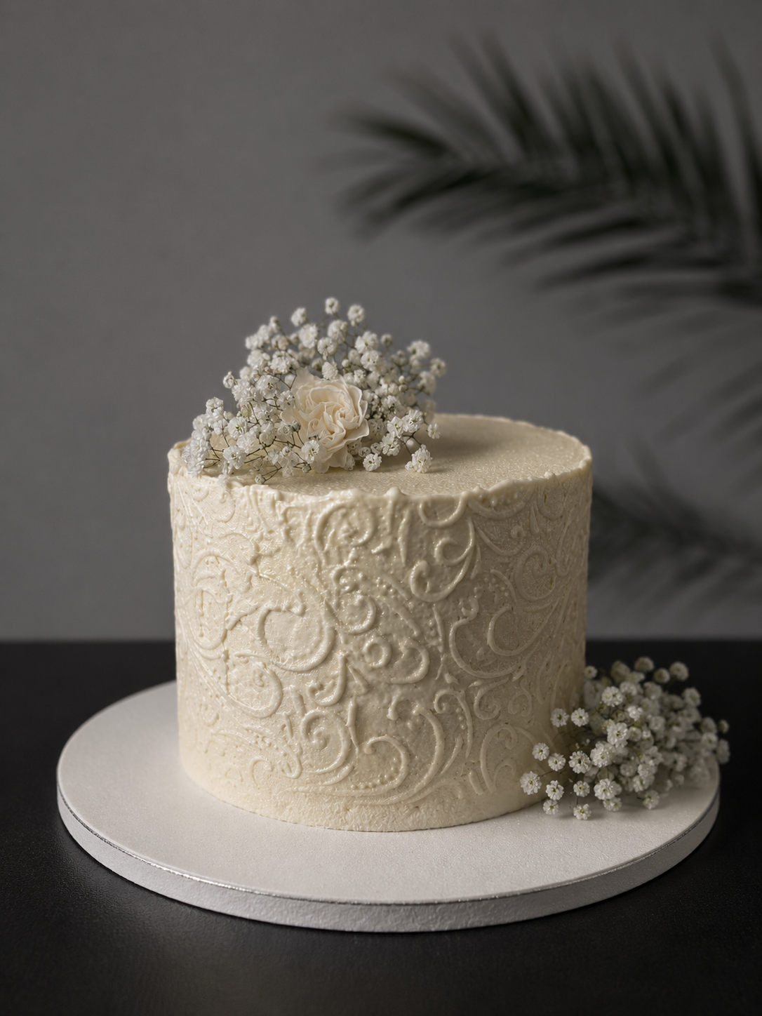 Tortas su gypsophile